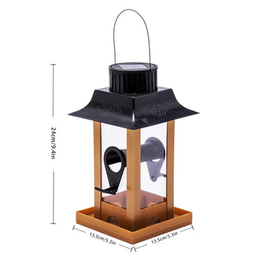 Mangeoire oiseaux solaire